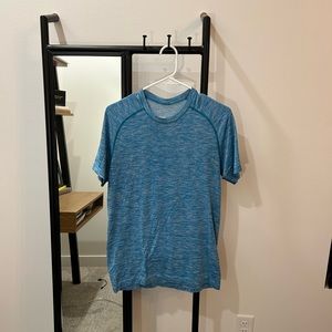 Blue Lululemon Heathered Athletic Shirt